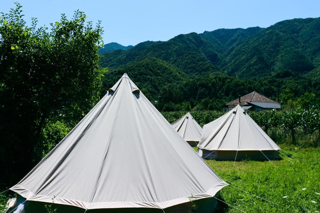 Luna Rock Glamping Brezoi - Blue Scai酒店 外观 照片